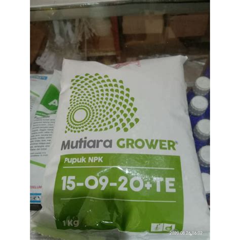 Jual Pupuk Npk Grower Te Mutiara Meroke Kemasan Kg Shopee