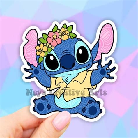 Stitch Sticker Stickers Pack Lilo And Stitch Disney Sticker Mandala