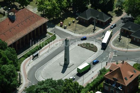 Kirchm Ser West Aus Der Vogelperspektive Geschichts Denkmal Obelisk