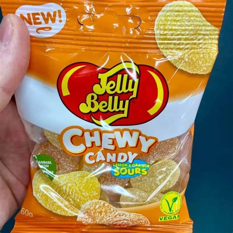 Jelly Belly Chewy Candy Sour Orange And Lemon 60g Vegan