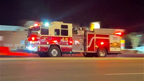 Phoenix Fire Dept Engine Responding Youtube