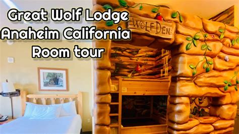 Great Wolf Lodge Anaheim California Quick Room Tour Youtube