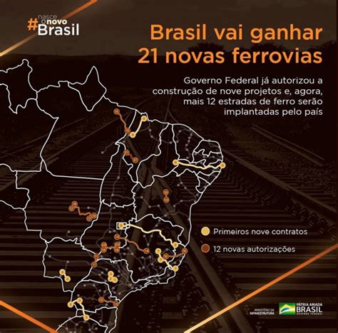 Mil Km De Ferrovias Est O Sendo Liberadas No Brasil Em Quest O