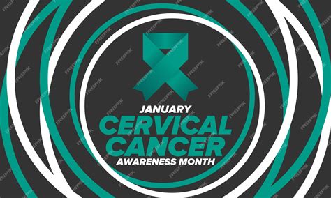 Premium Vector Cervical Cancer Awareness Month Woman Healthcare