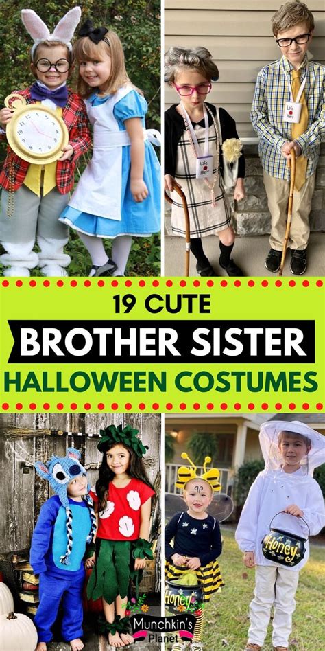 Brother Sister Halloween Costumes For Kids Toddler Boy Halloween