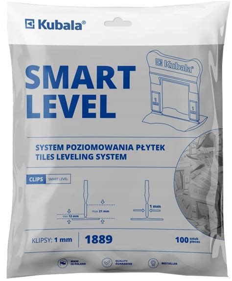 Kubala Smart Level Klipsy Wysokie Do Poziomowania P Ytek Mm