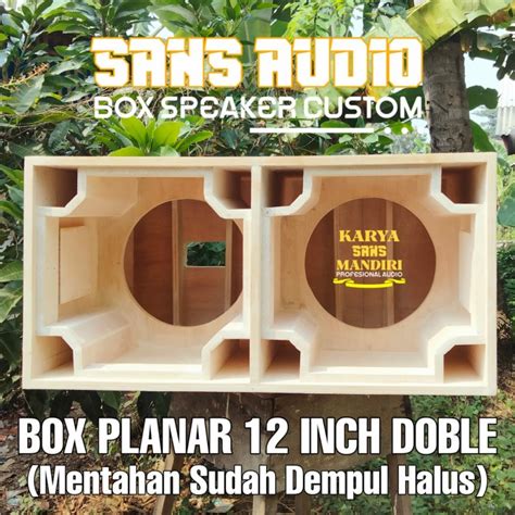 Jual Box Speaker Planar Inch Doble Kab Karawang Sans Audio