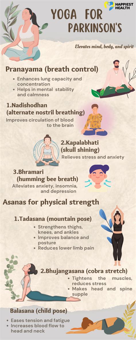 Yoga Asanas And Pranayama For Parkinsons Happiest Health