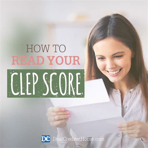 How to Read Your CLEP Score - Dual Credit at Home