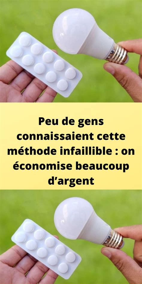 Peu De Gens Connaissaient Cette M Thode Infaillible On Conomise