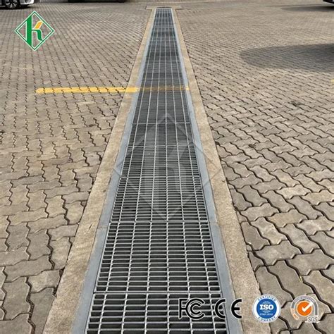 Kaiheng Plain Plate Steel Grating Factory Heavy Duty Trench Covers