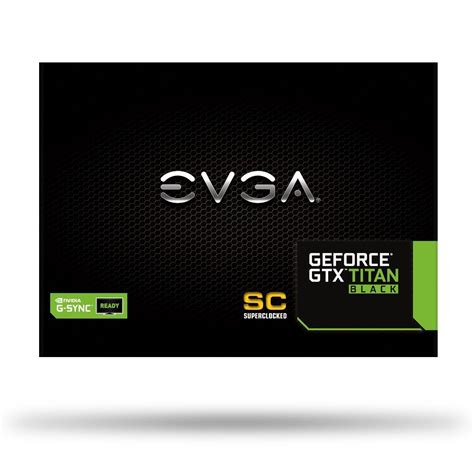 Evga Geforce Gtx Titan Black Superclocked W G Sync Support Gb Gddr