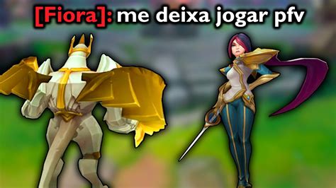 Fiora High Elo Foi Mid Pra Me Counterar Ent O Eu Fiz Ela Desistir Do