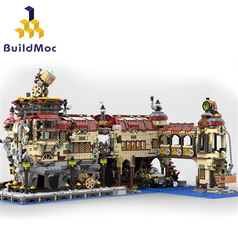BuildMOC MOC-121751 Steam-Powered Engine Custom LEGO Model