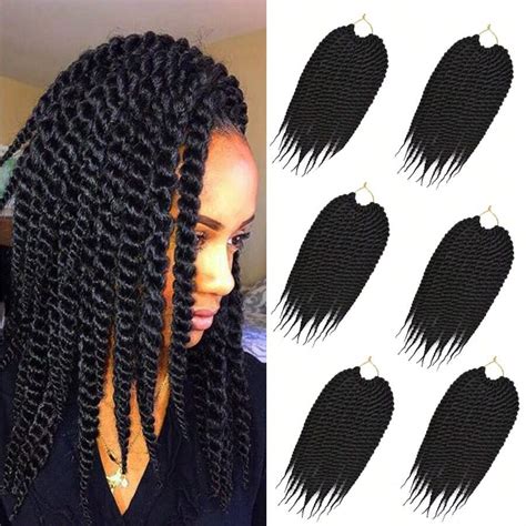 1 6packs Crochet Braids 12inch Havana Twist Braids 12roots Per Pack