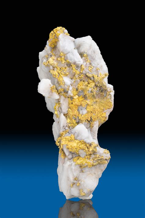 Large Natural Gold In Quartz Specimen Harvard Gold Mine Ca 2995