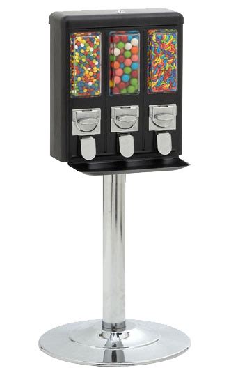 Deluxe Triple Candy Vending Machine Tr102 Candy Vending Machine And