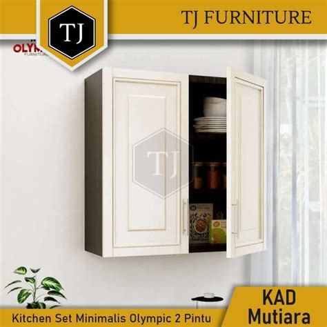 Jual Olympic Kichen Cabinet Atas Pintu Mutiara Lemari Dapur Rak