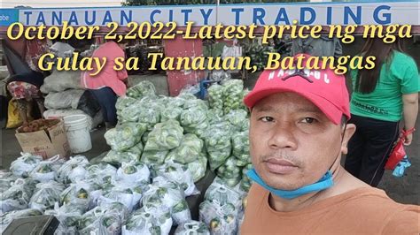 October Latest Price Ng Mga Gulay Sa Tanauan Batangas Youtube