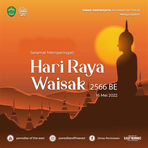 Selamat Hari Raya Waisak 2566 Be Dinas Pariwisata Provinsi Kaltim