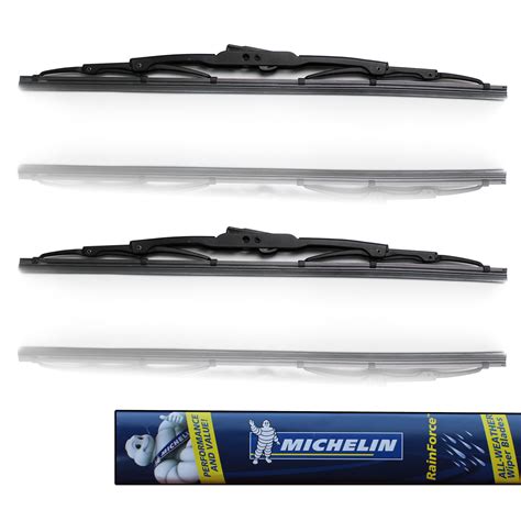 Michelin Rainforce Front Hooked Retro Wiper Blades Genuine Window