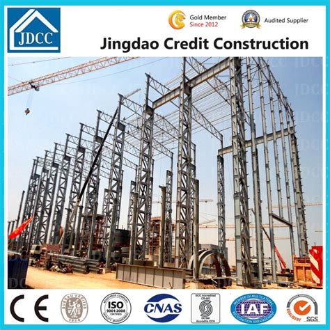 Jdcc Customized Prefabricated Steel Structure Frame Warehouse With Beam