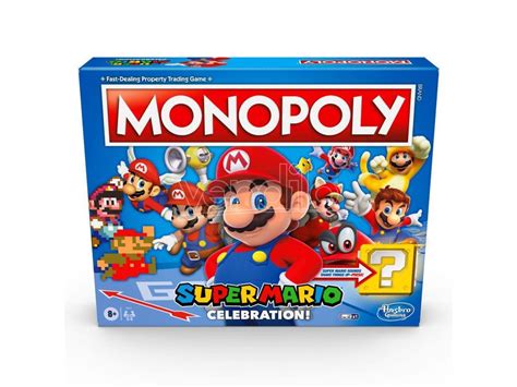 744814 Super Mario Celebration Board Game Monopoly English Version