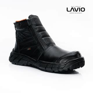 Jual Lavio Sepatu Safety Zipper Sleting Proyek Bangunan Kitchen Jalan