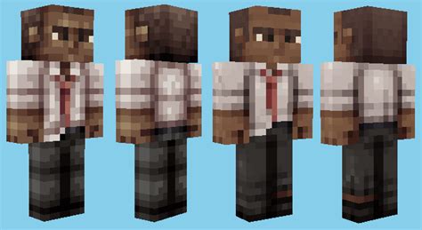 Louis Left 4 Dead Minecraft Skin