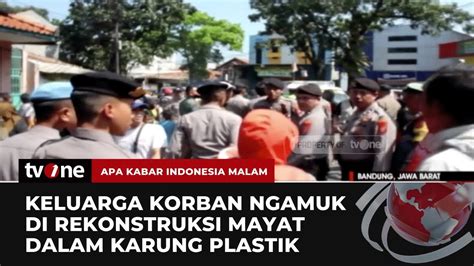 Rekonstruksi Mayat Dalam Karung Plastik Di Cijerah Digelar Diwarnai