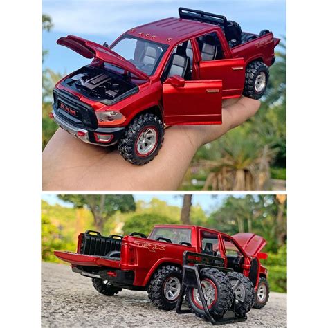 Escala 1 32 Dodge Ram Trx Pick Up Camión Miniatura De Hierro Diecast