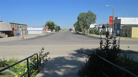 Downtown Stanford Montana As Seen From The Front Steps Of Flickr