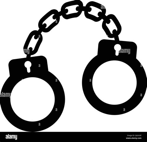 Handcuff Icon Design Template Vector Illustration Stock Vector Image