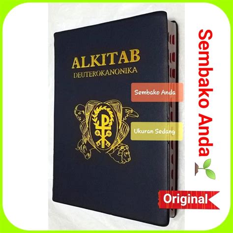 Jual A Alkitab Katolik Ukuran Sedang Terjemahan Baru Edisi 2 TB2 052