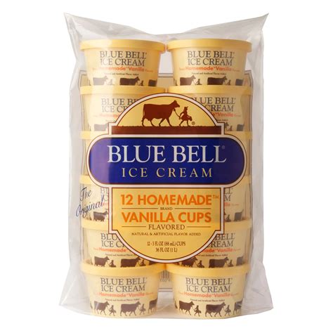 Blue Bell Homemade Vanilla Ice Cream Cups - Shop Ice cream at H-E-B