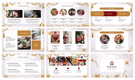 Christmas Gift Free Google Slides Template PowerPoint Theme