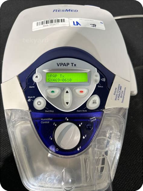 Used Resmed Vpap Tx Humidaire I Bi Level Pap For Sale Dotmed Listing