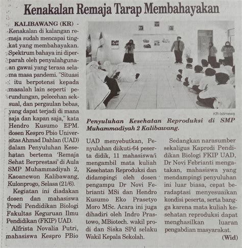 PEMKAB - Kenakalan Remaja Tarap Membahayakan