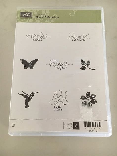 Stampin Up Bloomin Marvelous Stamp Set Amazon Ca Home