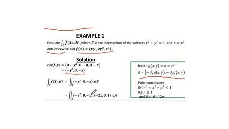 Stokes Theorem With Example Youtube