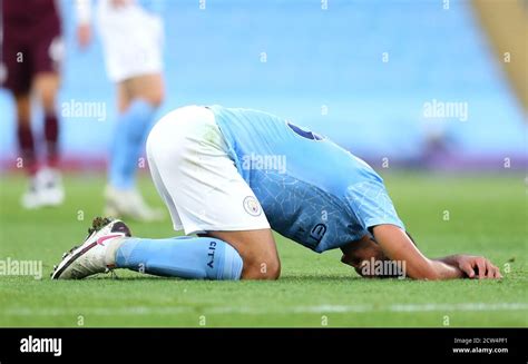 Manchester Citys Rodri Appears Dejected During The Premier League