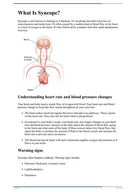 Text What Is Syncope Healthclips Online