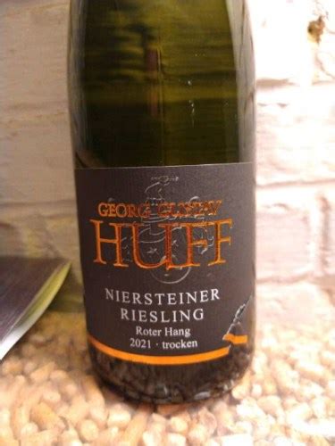 Georg Gustav Huff Niersteiner Riesling Roter Hang Trocken Vivino