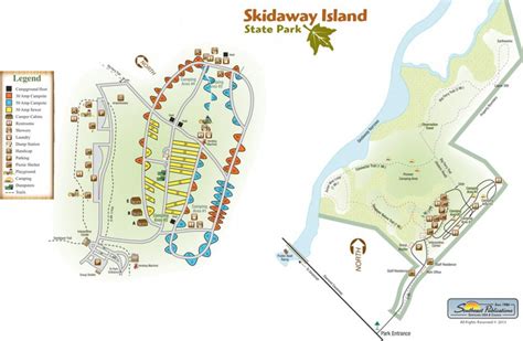 Skidaway Island State Park Trail Map - Printable Map