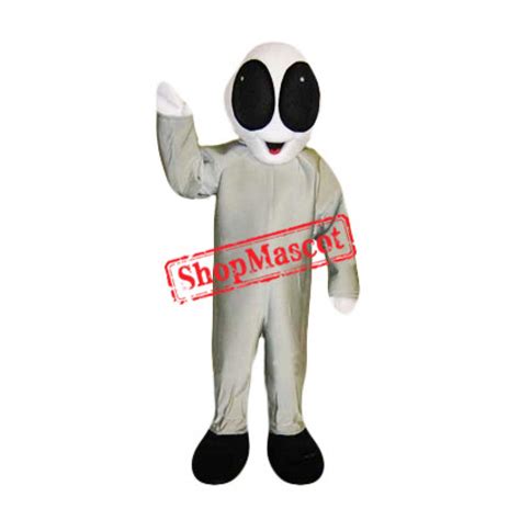 Grey Alien Mascot Costume