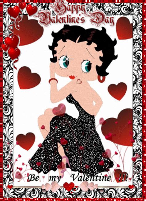 Betty Boop Valentine Card Betty Boop Personaggi Immaginari