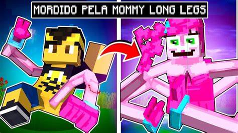 Fui Mordido Pela Mommy Long Legs No Minecraft Poppy Playtime Youtube