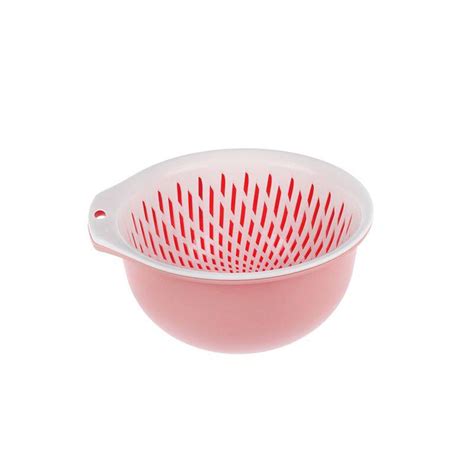 Zenxin Multi Purpose Double Layer Vegetable Food Strainer Basket Round