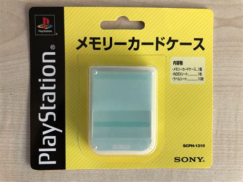 Scph Ps Memory Card Case I Think It Was Released Only For The