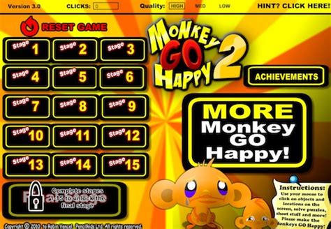 Monkey Go Happy 2 - Cool Math Games 4 Kids